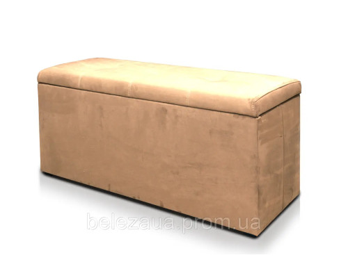 Обувничка з нішею з ламінованого дсп в тканині з м'яким сидінням