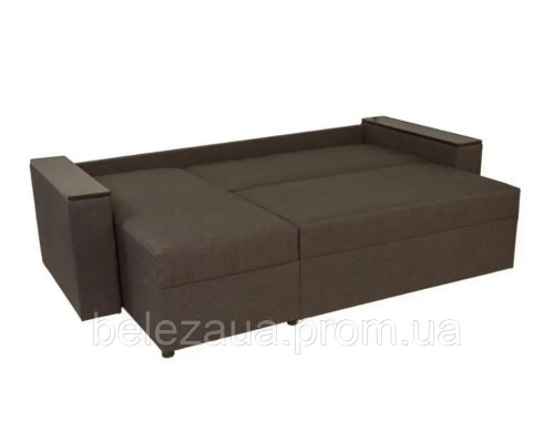 Кутовий диван Комфорт (коричневий, 242х148 см)