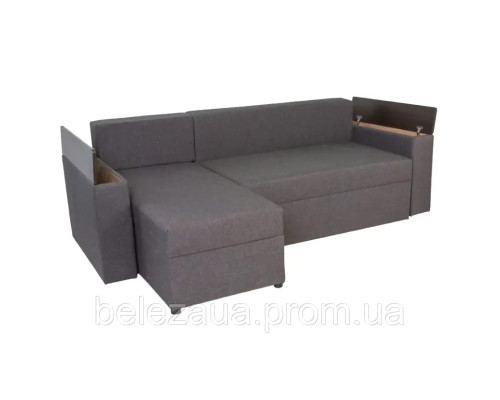Кутовий диван Комфорт (сірий, 242х148 см)