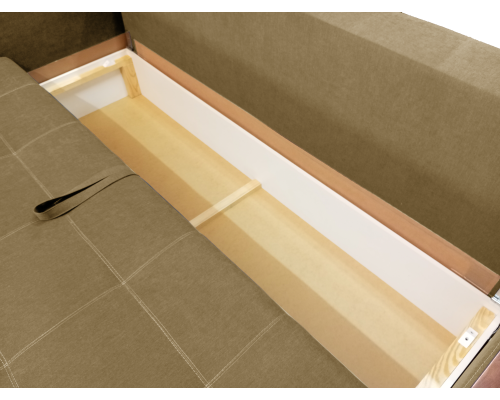 Диван Євро Б-222 (бежевий, 226х105 см)