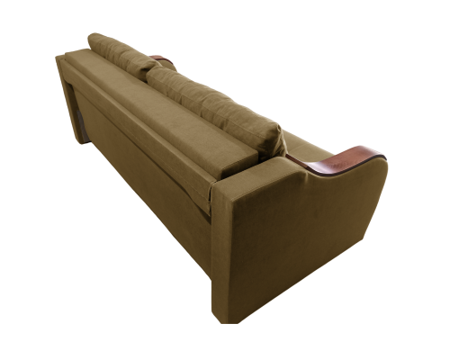 Диван Євро Б-222 (бежевий, 226х105 см)