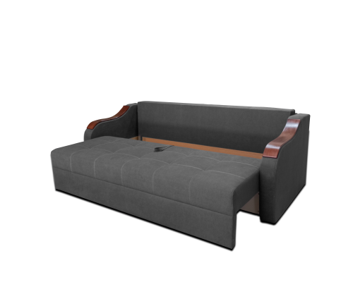 Диван Євро Б-222 (сірий, 226х105 см)