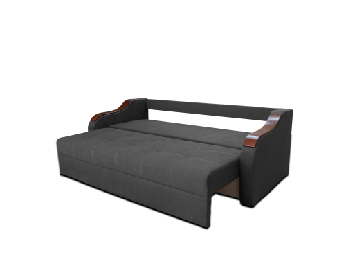 Диван Євро Б-222 (сірий, 226х105 см)