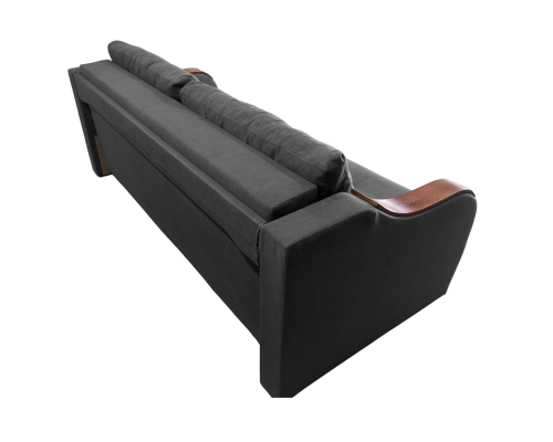 Диван Євро Б-222 (сірий, 226х105 см)