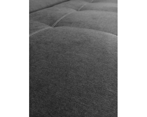 Диван Євро Б-222 (чорний, 226х105 см)