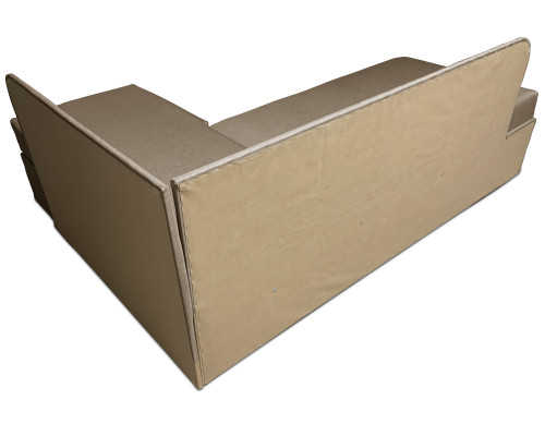 Кутовий диван Гранд (коричневий, 270х155 см)