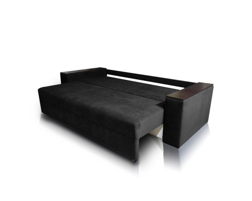 Диван Комфорт (чорний, 230х98 см)