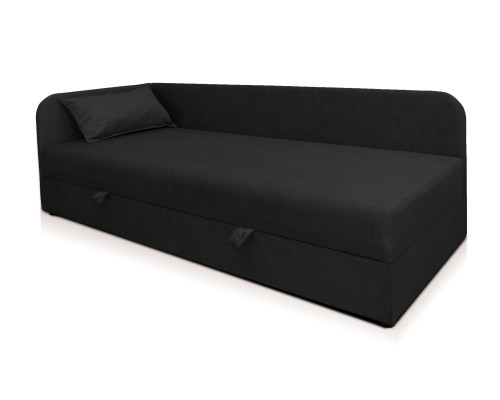 Диван Ліжко Ліра (чорний, 202х80 см)