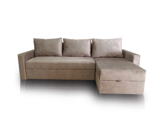 Кутовий диван Макс (бежевий, 245х155 см)
