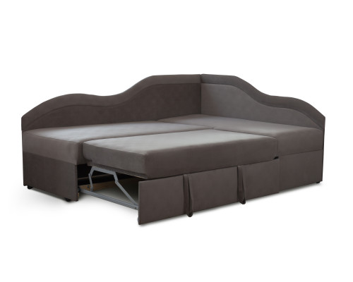 Кутовий диван Честер (сірий, 200х150 см)