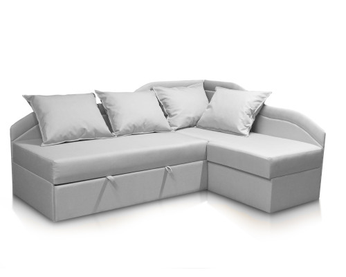 Кутовий диван Честер (сірий, 200х150 см)